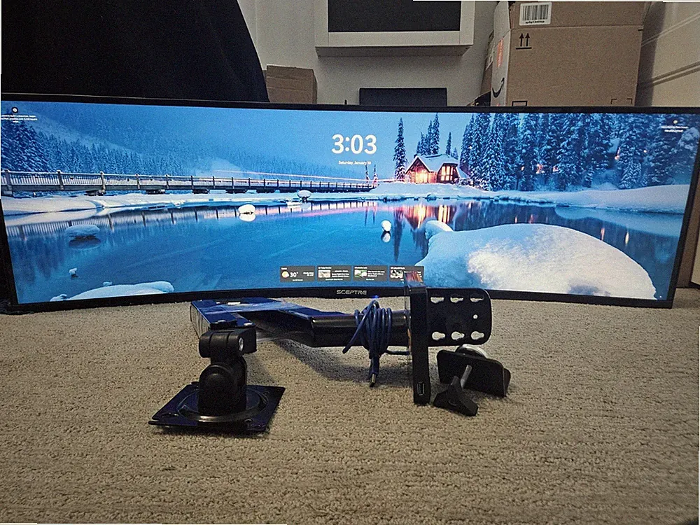sceptre curved 49 inch 5120x1440 dual qhd 32 9 gaming monitor