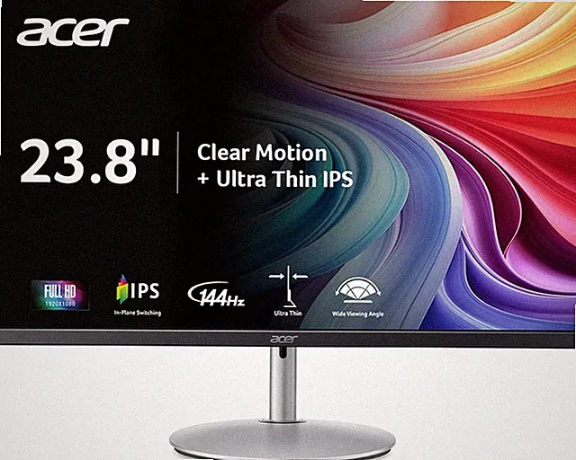 SH243Y P1Si 23.8" IPS Full HD (1920 X 1080) Zero-Frame Gaming Office Monitor | A