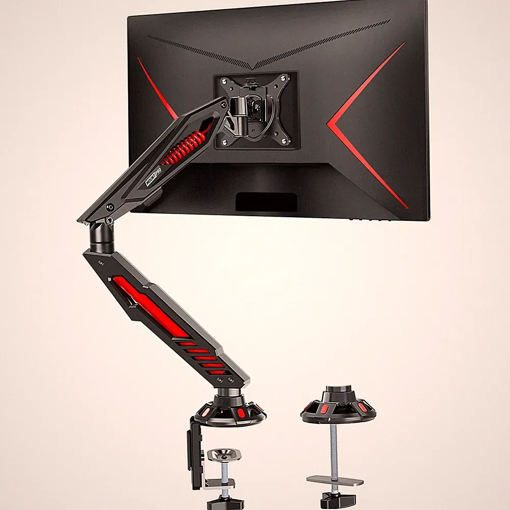 Single Gaming Monitor Stand Mechanical Spring Monitor Mount Adjustable Gaming Mo