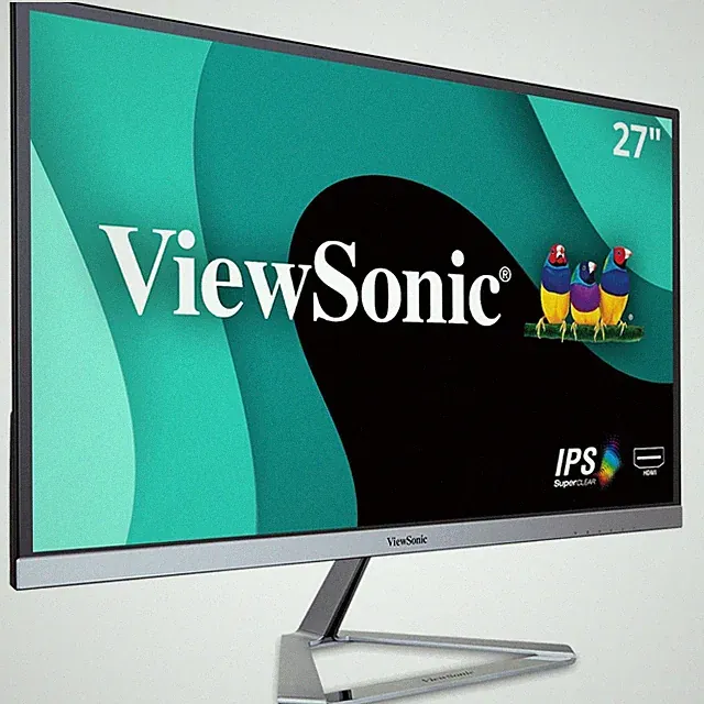 Sleek 27" Full HD Monitor with Versatile Connectivity