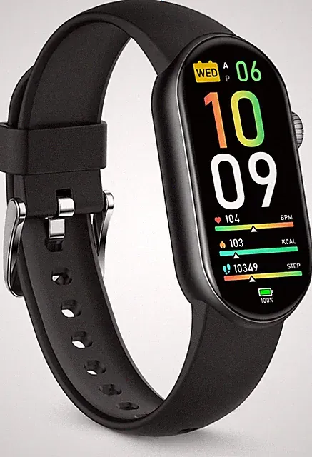Slim Fitness Tracker AMOLED with , , 24/7 Heart Rate and Sleep Tracking, IP68...