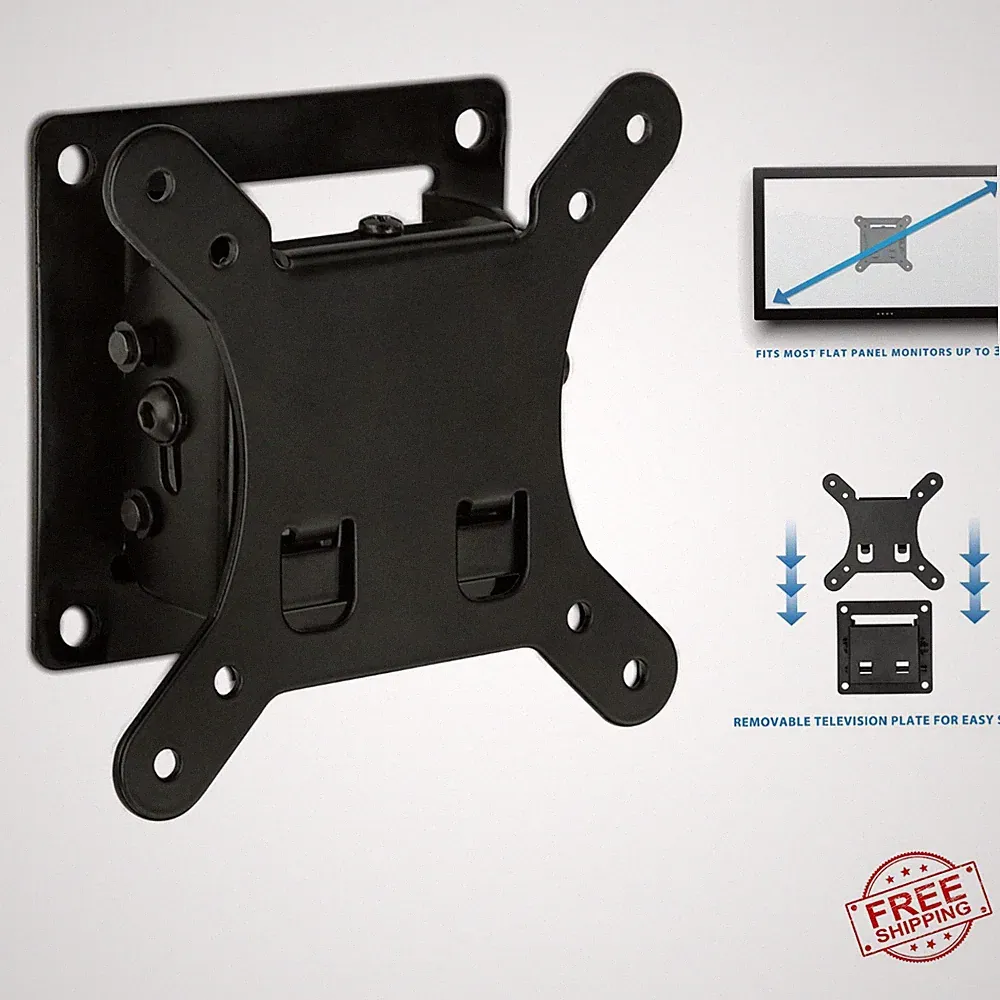 Small TV Monitor Wall Mount | Quick Release | Fits 13-32 Inch LCD/LED Screen...