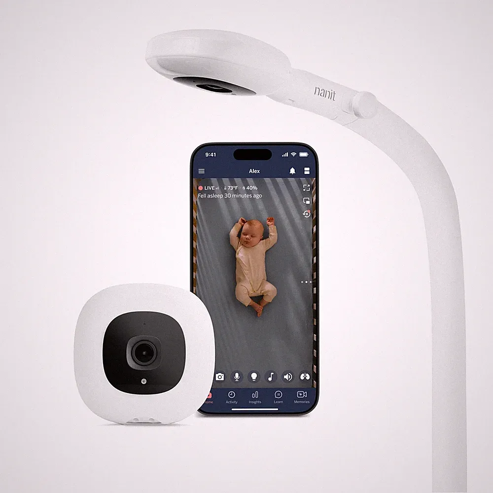 Smart Baby Monitor 1080p Wi Fi Camera & Floor Stand Nanit Video gaming LED