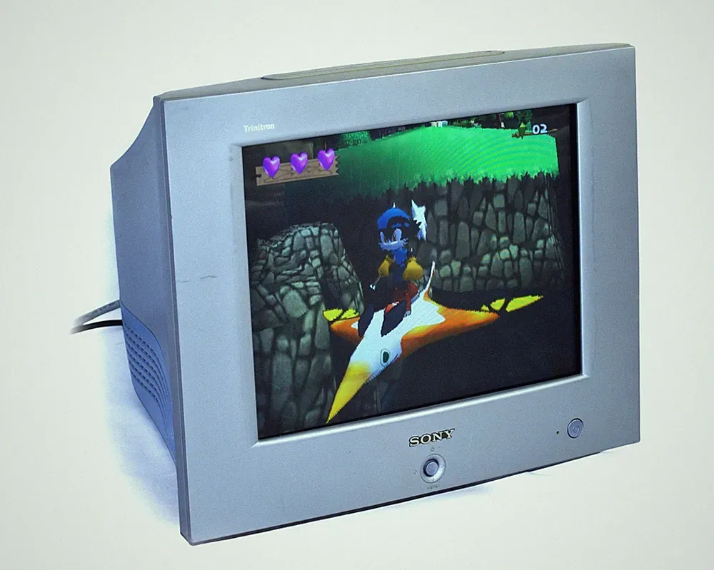 Sony 17" HMD-A200 1280x1024 Trinitron VGA CRT Monitor. Retro Gaming