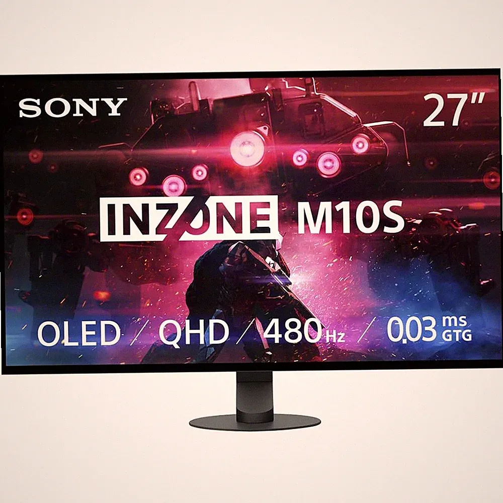 Sony 27" INZONE M10S OLED QHD 1440p HDR 480Hz Gaming Monitor (SDM27Q10SB) - Open
