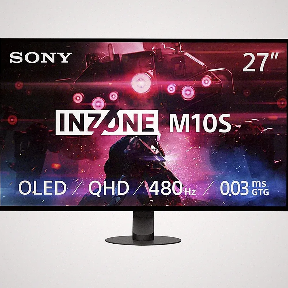 Sony 27" INZONE M10S OLED QHD 1440p HDR 480Hz Gaming Monitor (SDM27Q10SB) - Open