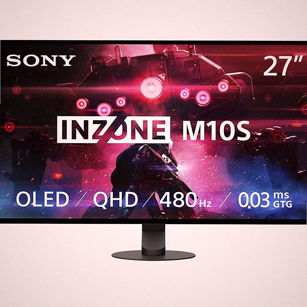 Sony 27" INZONE M10S OLED QHD 1440p HDR 480Hz Gaming Monitor (SDM27Q10SB) - Open