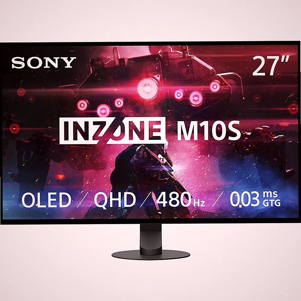 Sony 27" INZONE M10S OLED QHD 1440p HDR 480Hz Gaming Monitor (SDM27Q10SB) - Open