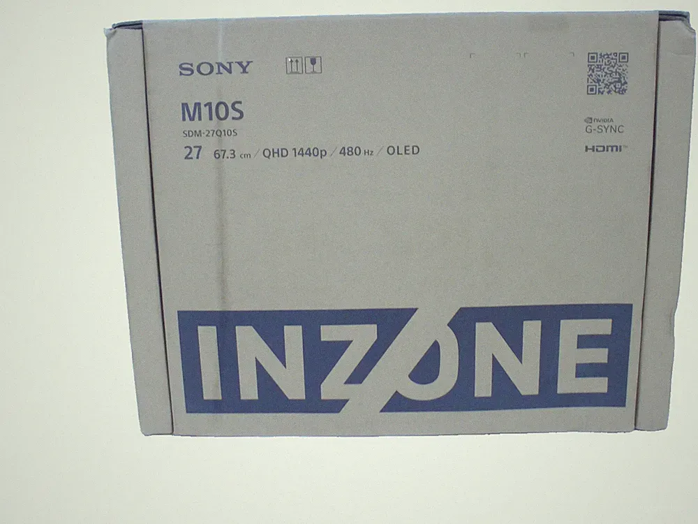 Sony INZONE M10S 27" OLED QHD (2560x1440) 480Hz 0.03ms GTG Gaming Monitor