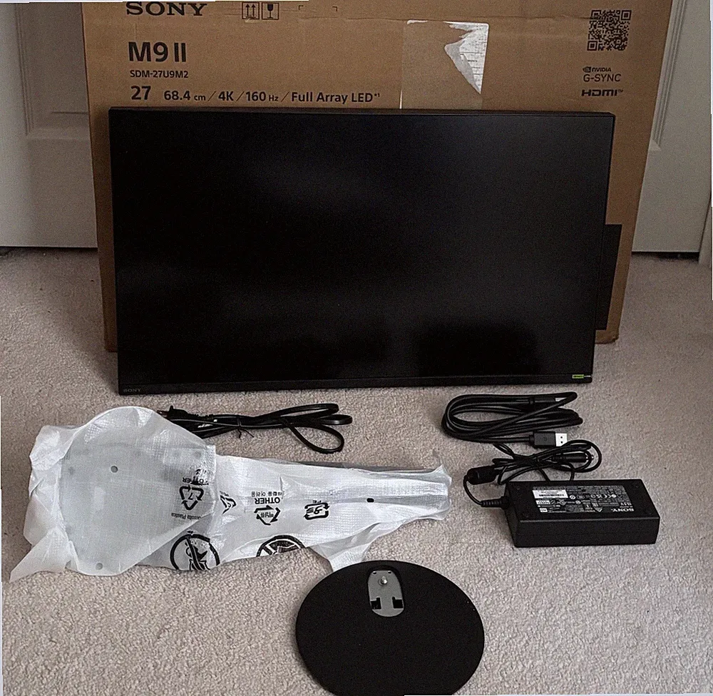 Sony INZONE M9 II SDM27U9M2 27" 4K UHD 160Hz Full Array HDR Gaming Monitor