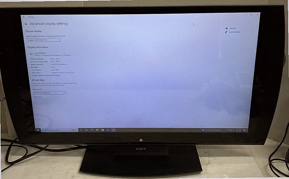 Sony PlayStation 3D Display TV Monitor 1080p 60Hz CECH-ZED1U with Base