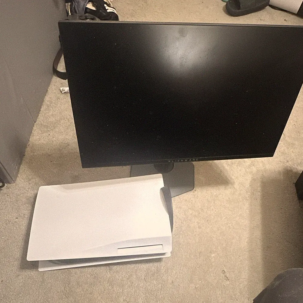 Sony PlayStation 5 Disc Edition Console White/Black Wi-Fi with Monitor Bundle