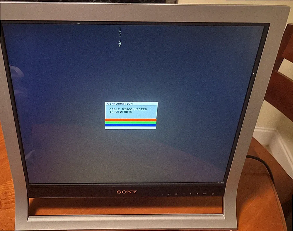 Sony SDM-HS95P LCD Monitor 19 Inch 1280x1024 12ms Response Retro Gaming Vintage