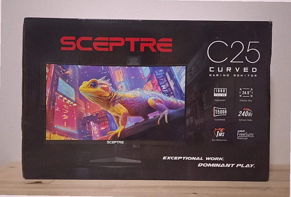 Spectre C25 Curved Gaming Monitor 1500R Curved 240Hz 1ms (C255B-FWT240)