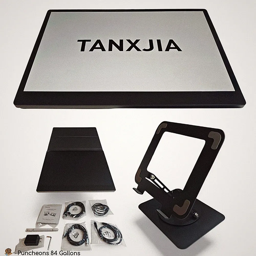 TANXJIA HX156UT 15.6" Portable Monitor 4K OLED Touchscreen with Stand + Stylus