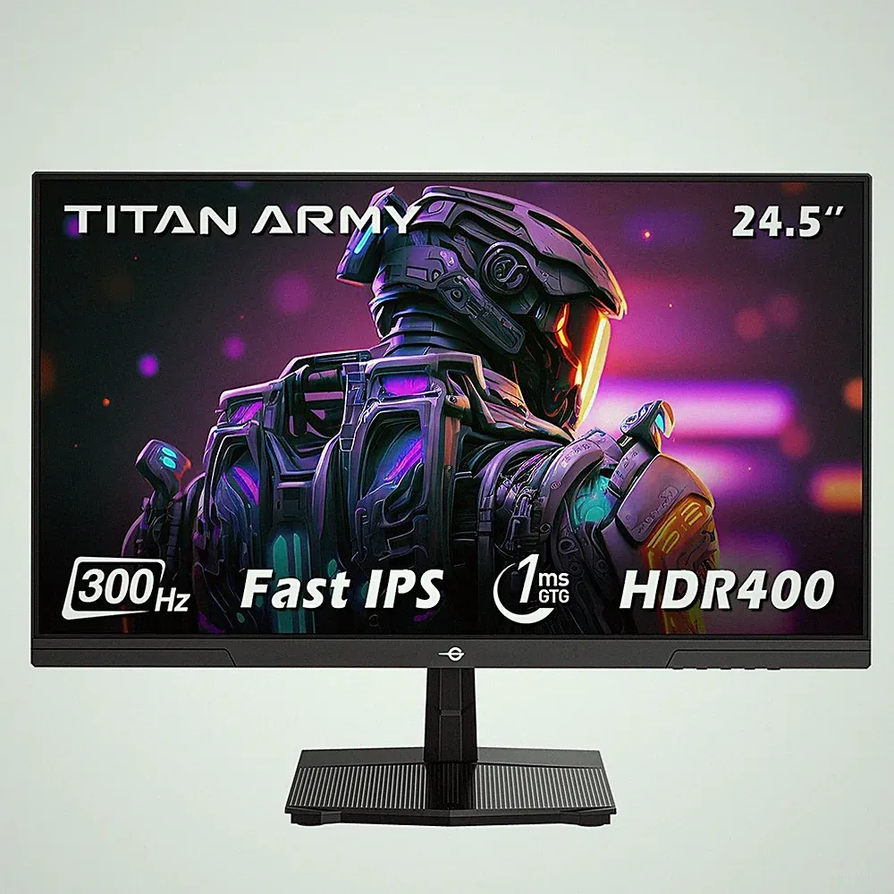 TITAN P2510HS 24.5" Gaming Monitor 300Hz Gaming PC 1080P FHD,Fast IPS,1ms GTG