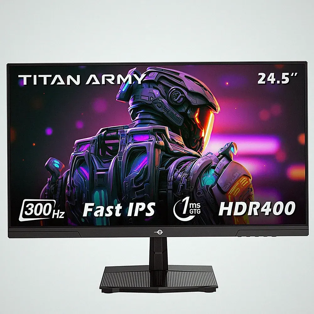TITAN P2510HS 24.5" Gaming Monitor 300Hz Gaming PC 1080P FHD,Fast IPS,1ms GTG