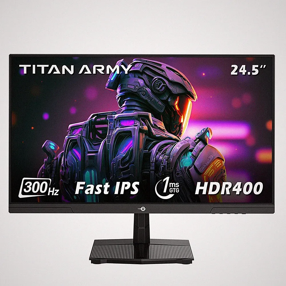 Titan P2510HS 24.5Inch Gaming Monitor,300Hz Fast IPS 1ms GTG,1080P PC Monitors