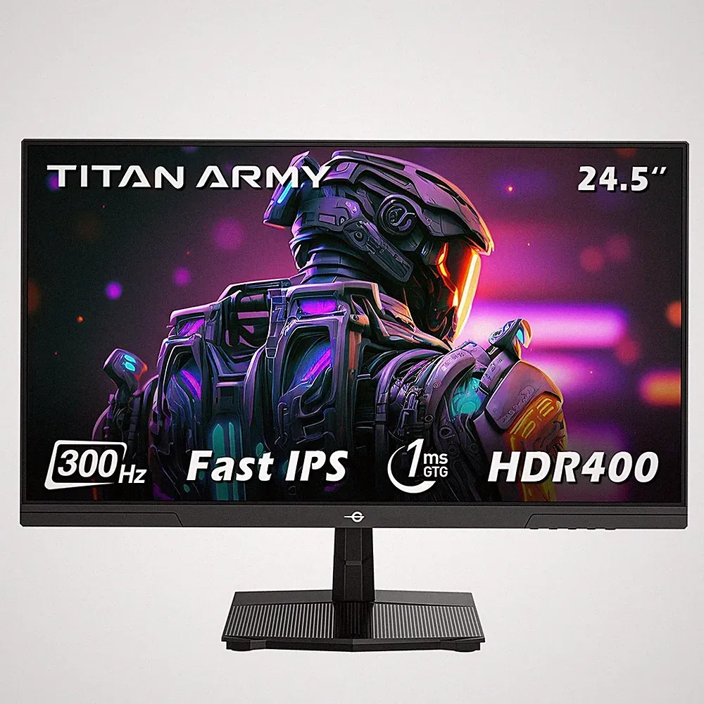 Titan P2510HS 24.5Inch Gaming Monitor,300Hz Fast IPS 1ms GTG,1080P PC Monitors