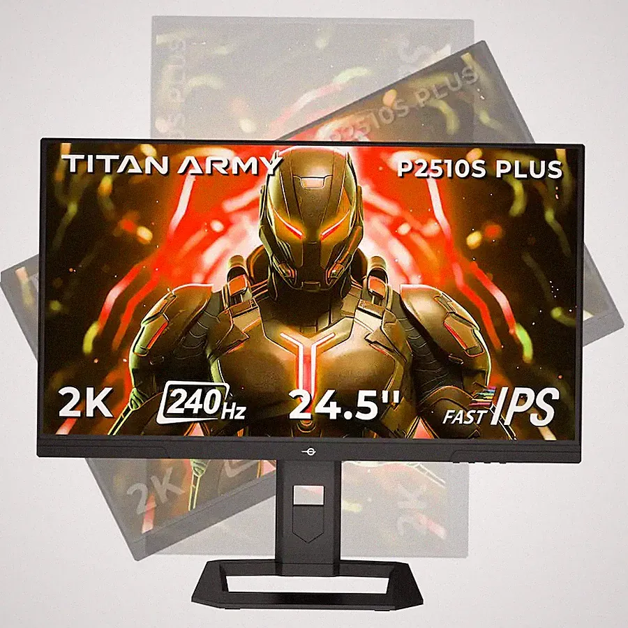 Titan P2510S PLUS 24.5inch Gaming Monitor 2560*1440,240Hz 1ms Fast IPS Monitors