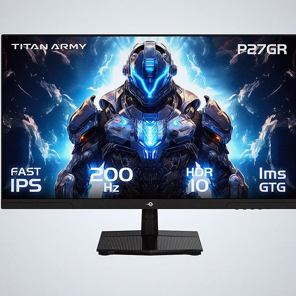Titan P27GR 27inch Gaming Monitor,200Hz Fast IPS 1msGTG,HDR400 Computers Monitor