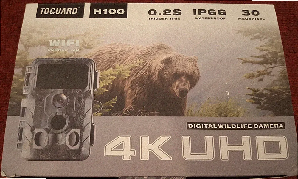 Toguard H100 4K UHD Wi-Fi Trail Camera Game Camera 30Mp