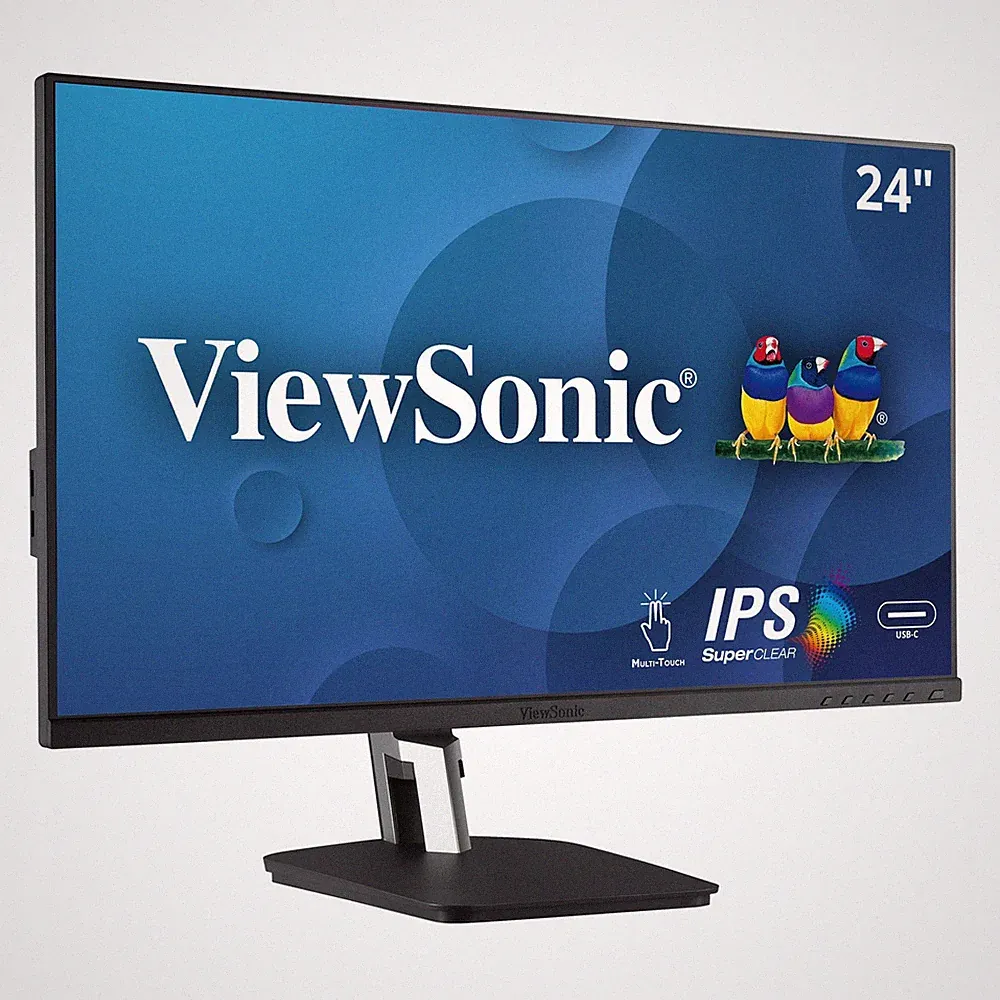 Touch Screen Monitor 24 Inch 1080p USB C Dual Hinge ViewSonic TD2455