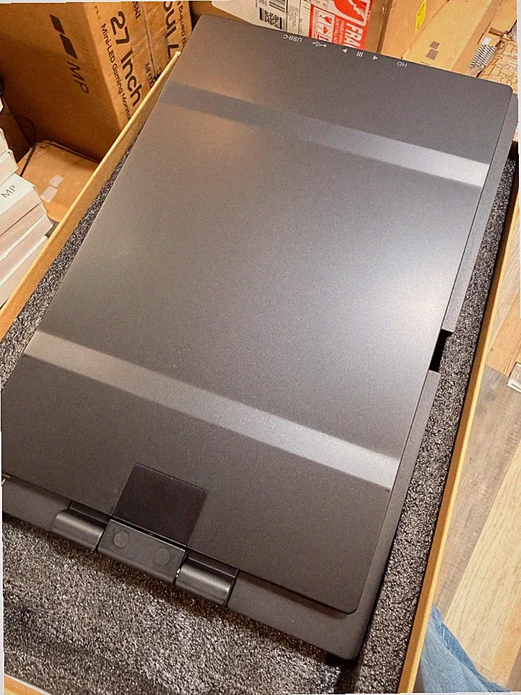 Triple Portable Monitor Used 14.1" FHD IPS Laptop Screen Extender Fits 14"-17"