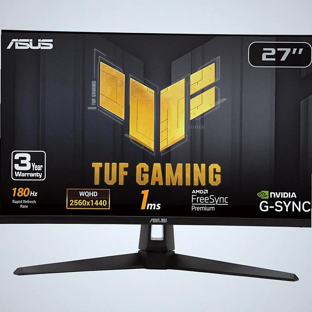 TUF Gaming 27” 1440P HDR Monitor VG27AQ3A – QHD 2560 x 1440, 180Hz, 1ms, Fast...