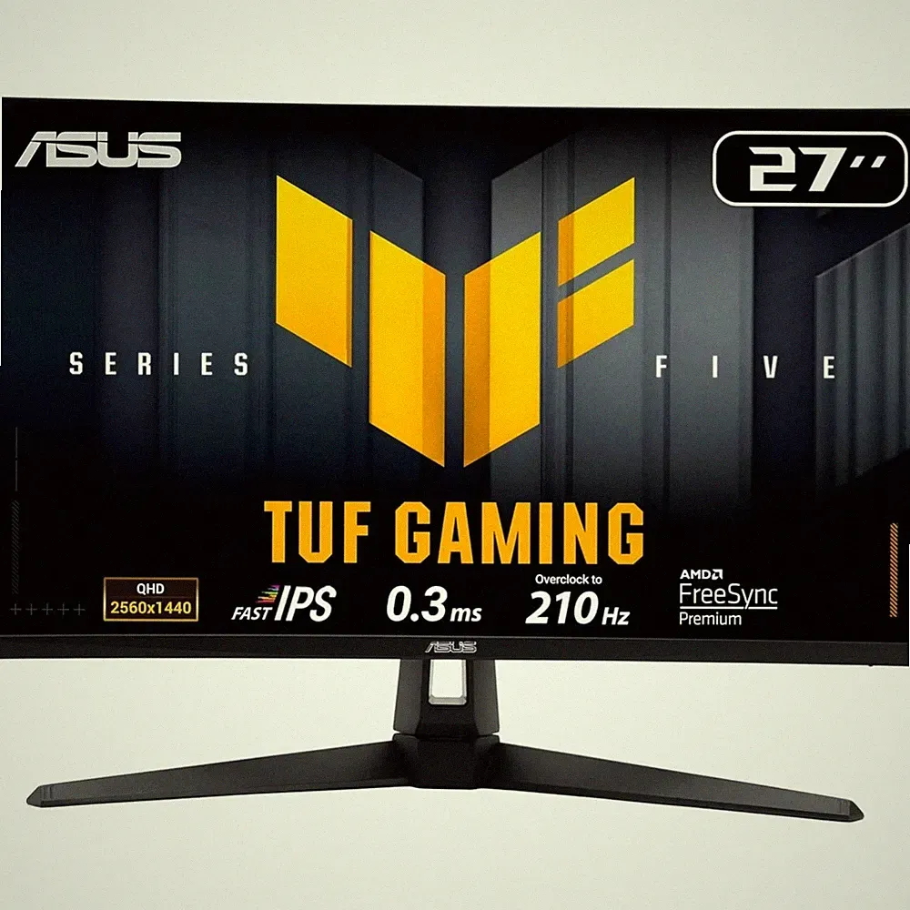 TUF Gaming 27” 1440P Monitor VG27AQL5A – QHD 2560 x 1440, 210Hz, 0.3ms, Fast...
