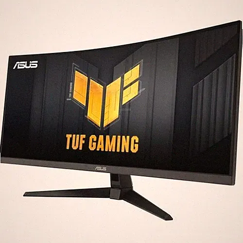 TUF VG34VQ3B 34 Class UW-QHD Curved Screen Gaming LED Monitor - 21:9 - Black