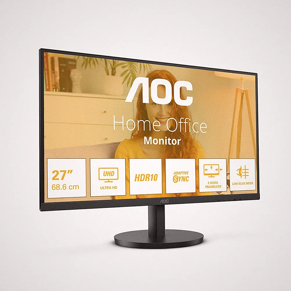 U27B3M 27 inch Ultra HD Monitor, Adaptive Synchronization, HDR10 3840x2160,...