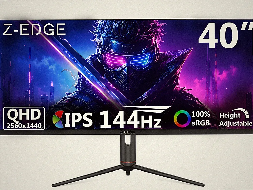 UG40S 40" 3440x1440 144Hz 1ms IPS Gaming Monitor, Height/Tilt/Swivel Adjustable