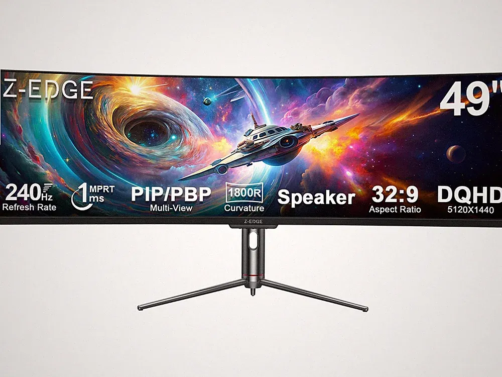 UG49P 49" Ultra-Wide 32:9 DQHD 5120x1440 240Hz 1ms 1800R Curved Gaming Monitor