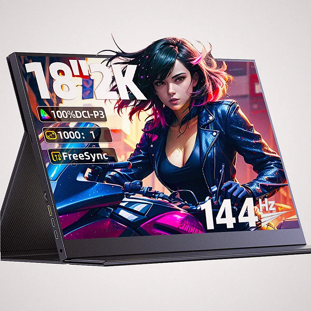 uperfect ugame k118 18" 2k 144hz portable gaming monitor