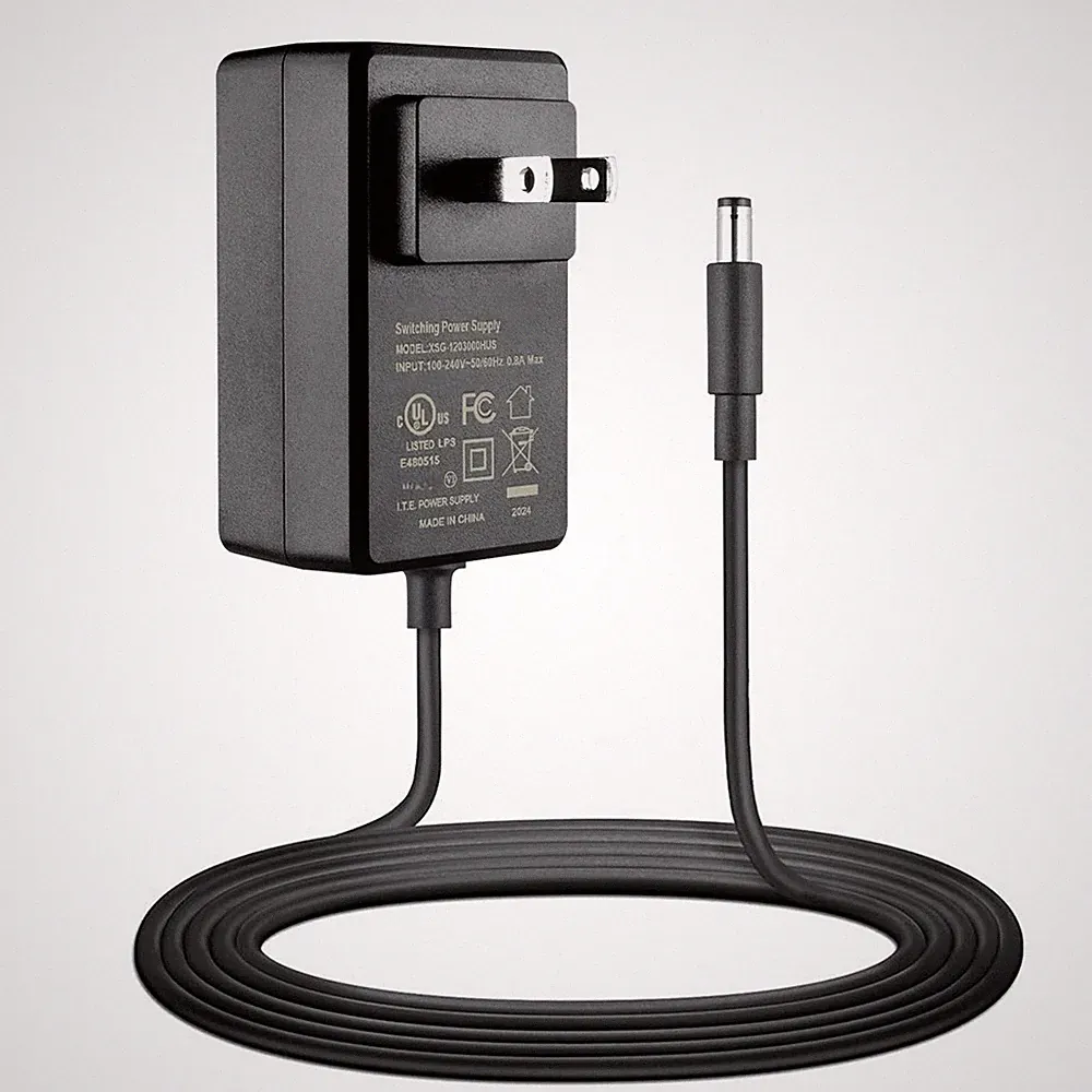 UL 12V Adapter for SANSUI 27" 24" 22" 24.5" Monitor ES-G27F2Q / ES-G27F6Q Pro