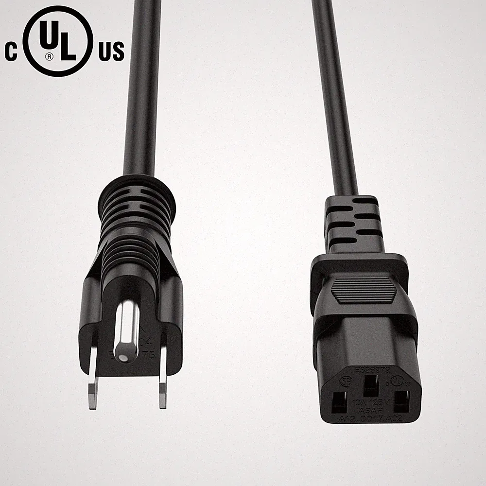 UL 6ft AC Power Cord for Gigabyte AORUS FV43U FI32U FO48U M34WQ Gaming Monitor