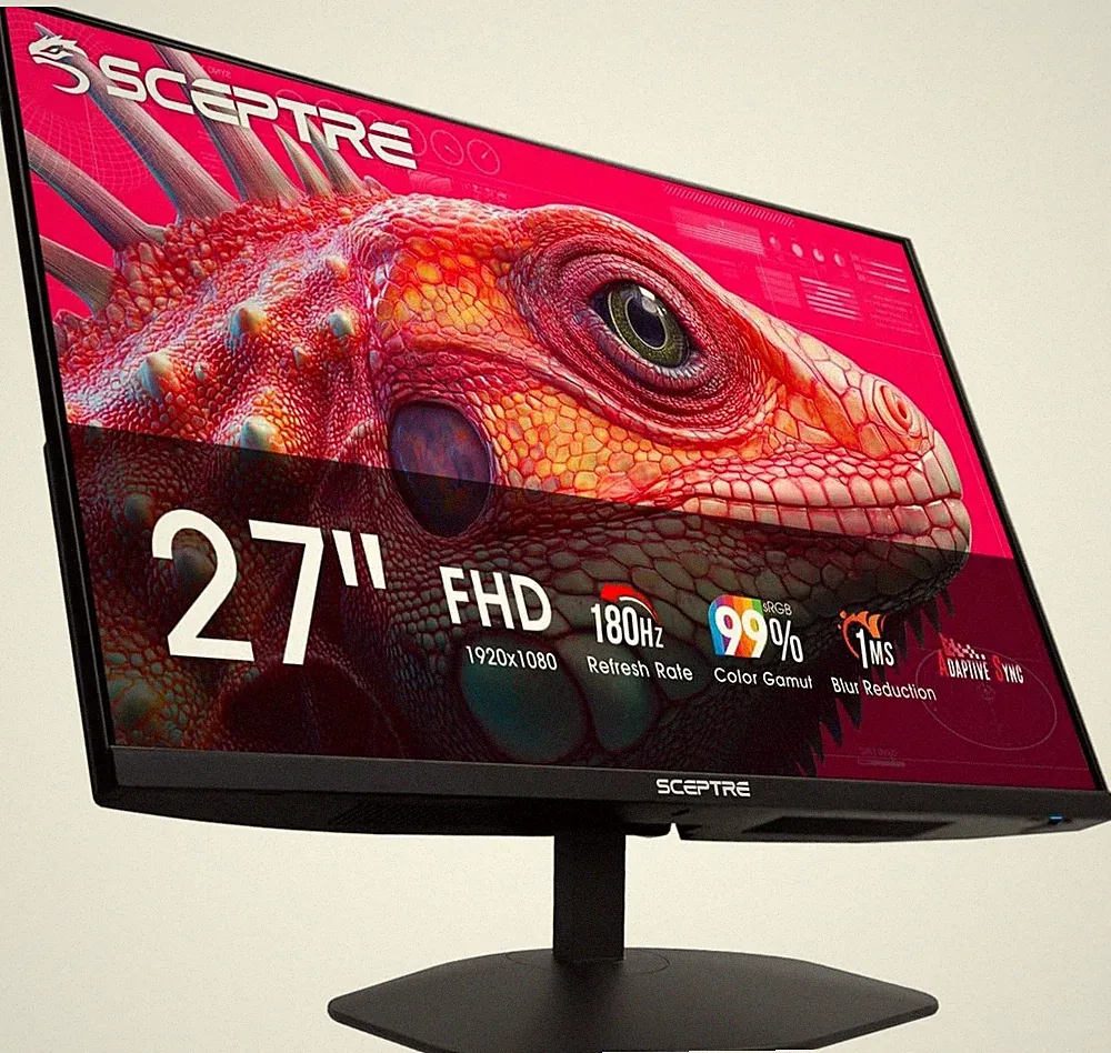Ultra-Fast 27-Inch Gaming Monitor with 180Hz & Blue Light Filter Technology