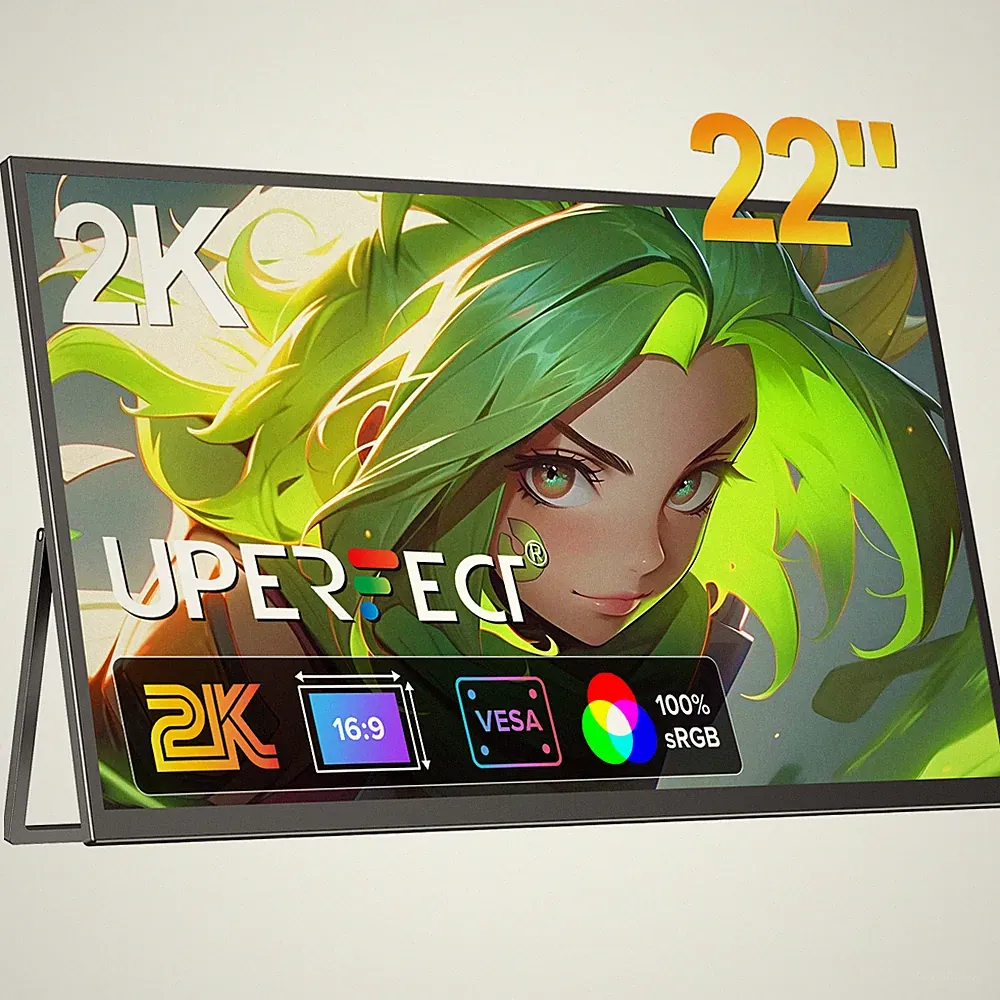 UMax 22 - 22 Inch Computer Monitor 1440P 2K USB C HDMI Computer Screen with VESA