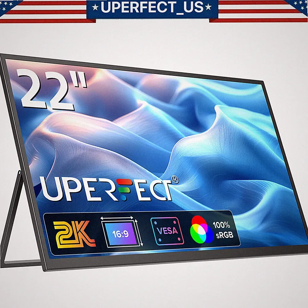 UMax 22 - 22 Inch Monitor 1440P Computer Display with Stand for Computer Monitor