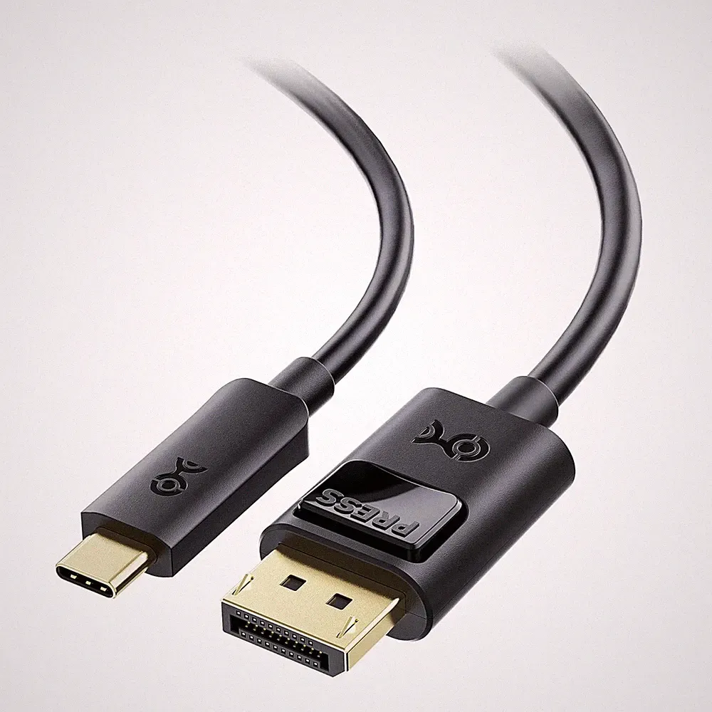 Unidirectional USB C to Displayport 1.4 Cable - 6Ft, Support 8K@60Hz / 4K@240Hz