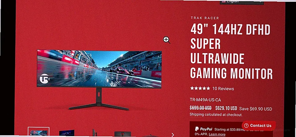 Unopened Trak Racer TR-M49A 49in Curved IPS 5120x1440 144Hz 1ms G-SYNC/FreeSync