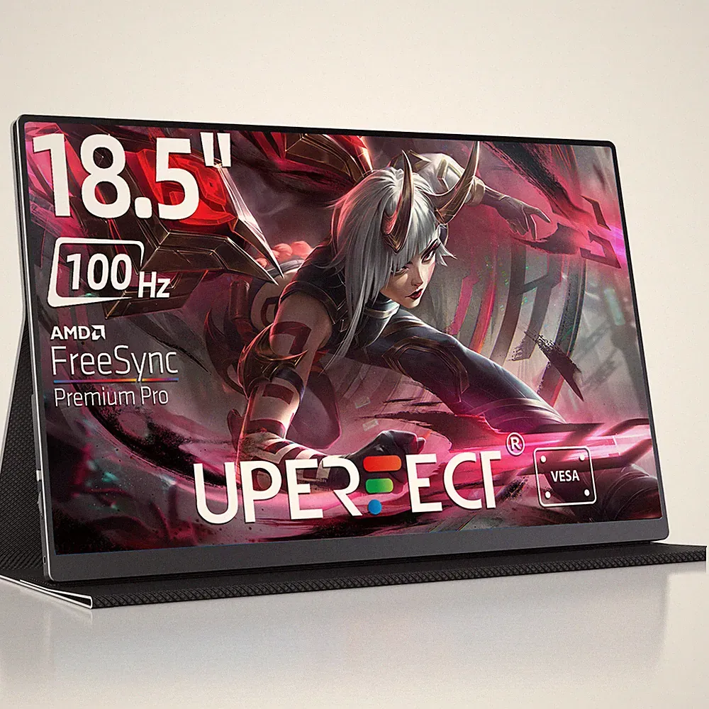 UPERFECT 100Hz Gaming Monitor 18.5" 1920x1080 USB-C Portable Monitor for PS Xbox