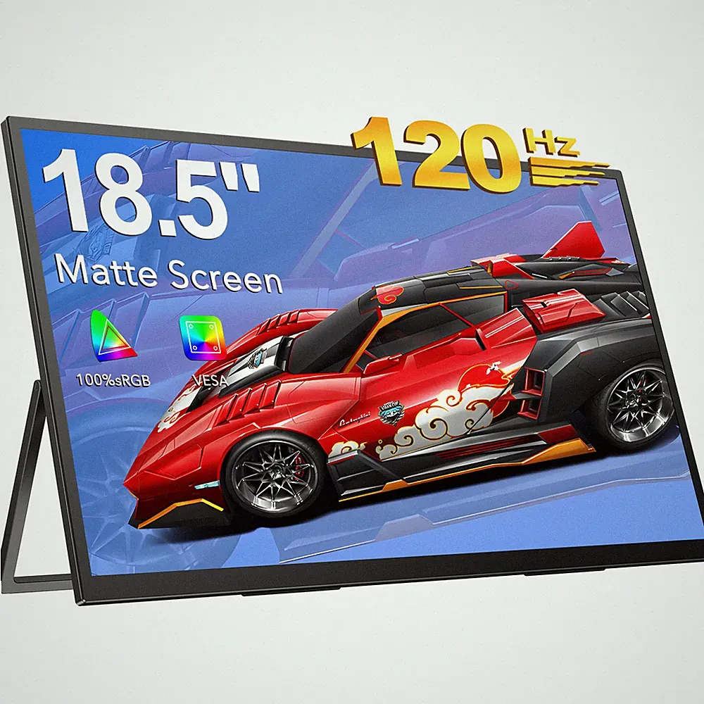 UPERFECT 120Hz Gaming Monitor 18.5" 1920x1080 Portable Monitor USB-C Monitor