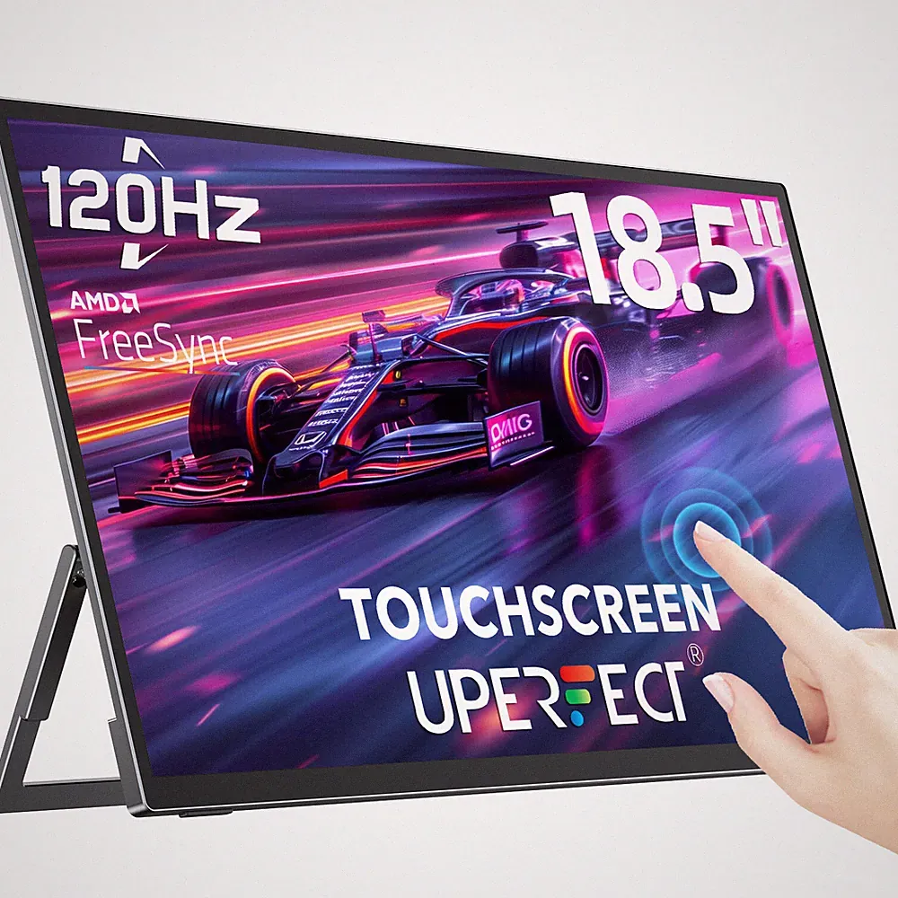 UPERFECT 120hz Touchscreen Portable Monitor 18.5 Inch 1920x1080 Gaming Screen