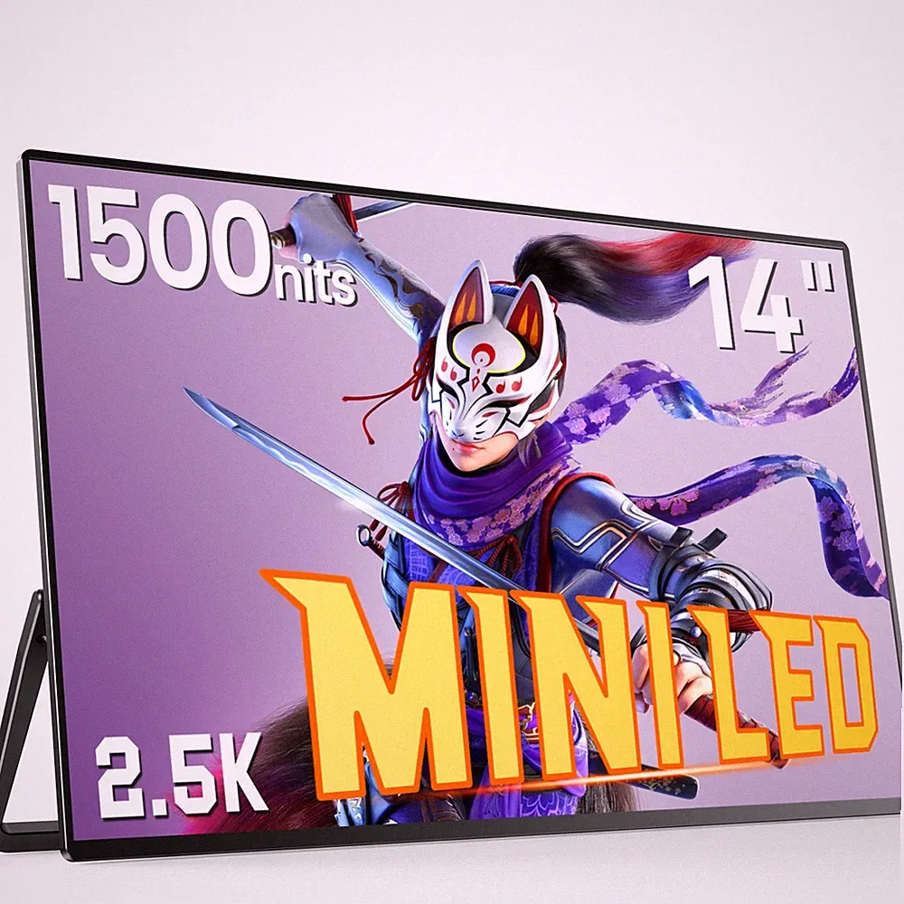 UPERFECT 14" 2560x16000 Portable Monitor MINI LED Gaming Monitor USB C Screen