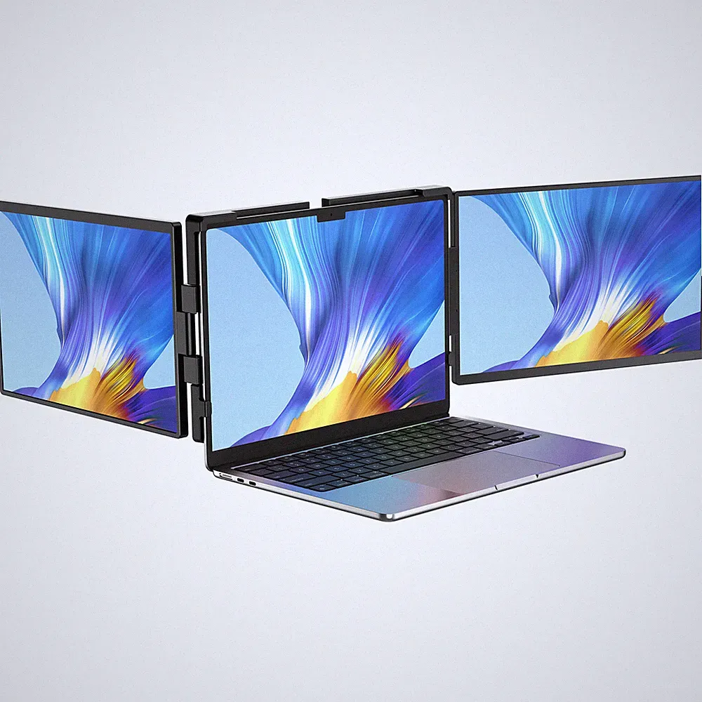 UPERFECT 14 2K Dual Portable Monitor Triple Screen 60Hz Gaming Computer G2U