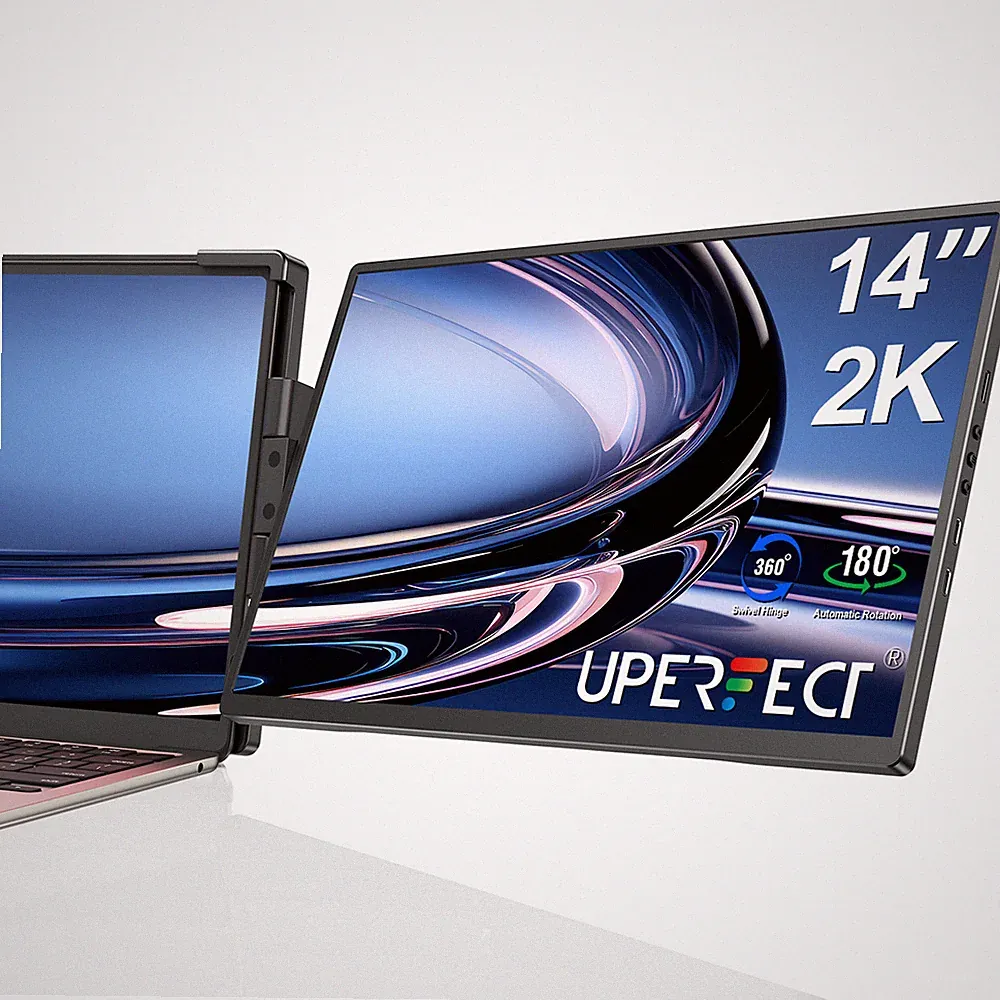 UPERFECT 14" 2K Portable Monitor Laptop Display Laptop Screen Extender Monitor