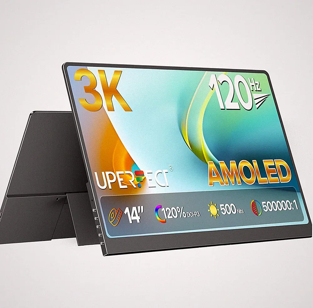 UPERFECT 14" OLED 2880x1800 3K Portable Monitor 120Hz Gaming Monitor For PS4/5