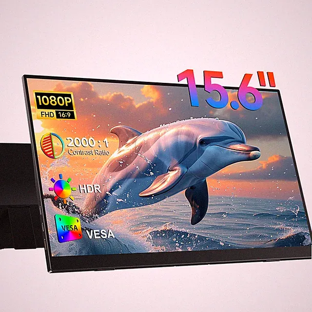 UPERFECT 15.6" 1080P Portable Monitor Full HD Extend Display HDR Second Screen
